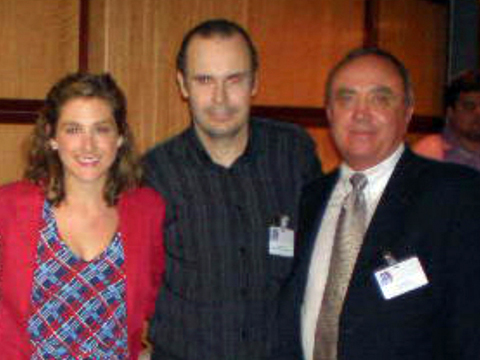Magno Brasil com Sarah Malkyn (New York Film Academy) e Mr. Danny DeVitto (Ministro Conselheiro para Assuntos Comerciais dos EUA).